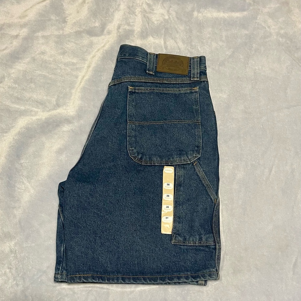 Cabela's Dark Blue Denim Men's Shorts (new)